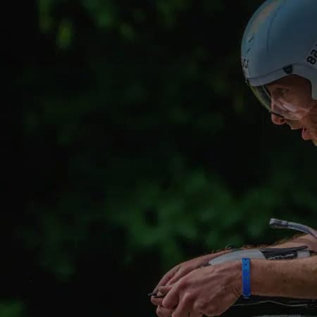 Triatlon athlete running